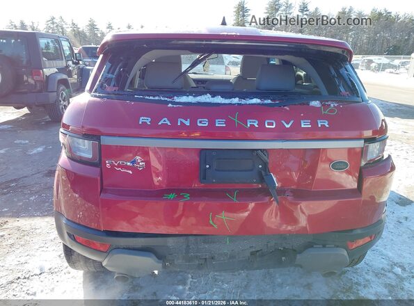 SALVP2RX2KH336095 2019 LAND ROVER RANGE ROVER EVOQUE Red Front view