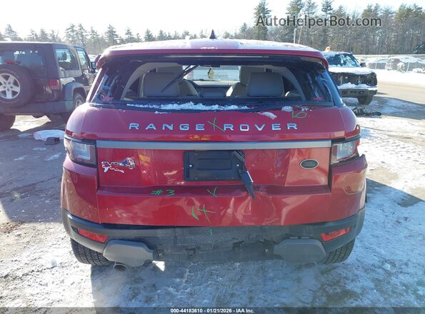 SALVP2RX2KH336095 2019 LAND ROVER RANGE ROVER EVOQUE Red 