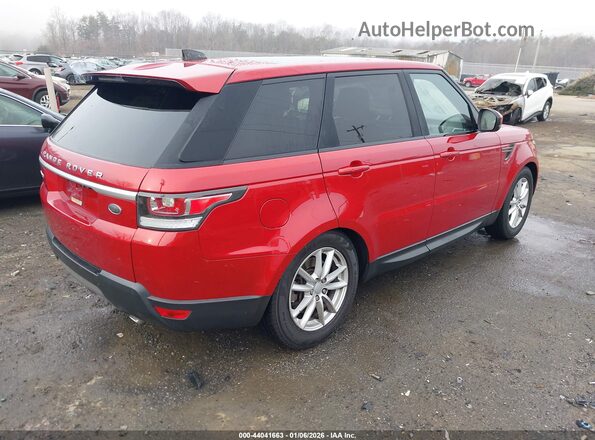 SALWG2FKXHA674021 2017 LAND ROVER RANGE ROVER SPORT Бордовый Задняя правая четверть