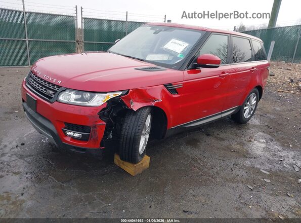 SALWG2FKXHA674021 2017 LAND ROVER RANGE ROVER SPORT Бордовый Передняя левая четверть
