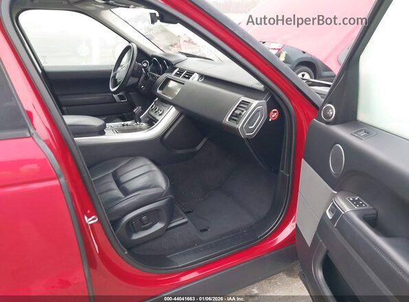 SALWG2FKXHA674021 2017 LAND ROVER RANGE ROVER SPORT Бордовый Вид салона спереди