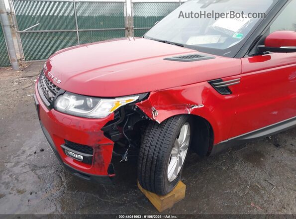 SALWG2FKXHA674021 2017 LAND ROVER RANGE ROVER SPORT Бордовый Вид спереди