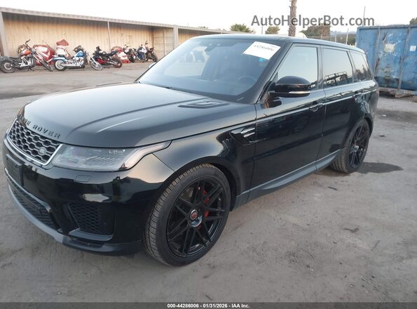 SALWG2RU4KA869410 2019 LAND ROVER RANGE ROVER SPORT Black Przód lewy