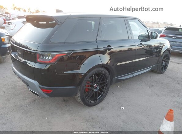 SALWG2RU4KA869410 2019 LAND ROVER RANGE ROVER SPORT Black Tył prawy