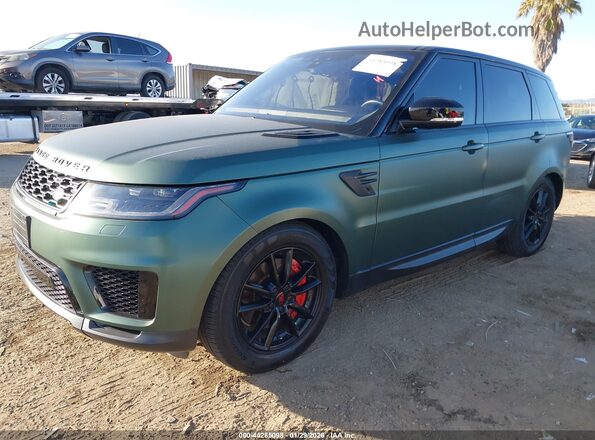 SALWG2RV8KA418909 2019 LAND ROVER RANGE ROVER SPORT Green Front left