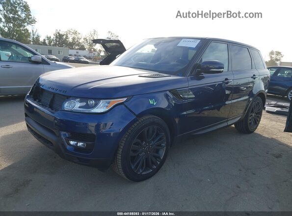 SALWR2FE5HA148321 2017 LAND ROVER RANGE ROVER SPORT Blue Front left