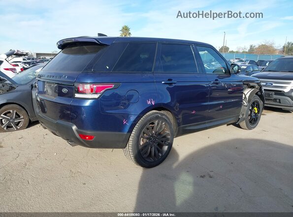 SALWR2FE5HA148321 2017 LAND ROVER RANGE ROVER SPORT Blue Rear right