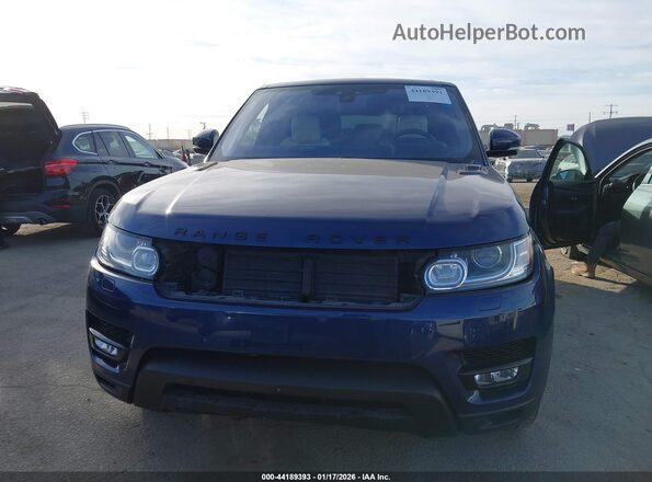 SALWR2FE5HA148321 2017 LAND ROVER RANGE ROVER SPORT Blue Rear interior view