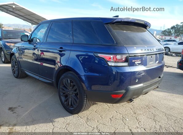SALWR2FE5HA148321 2017 LAND ROVER RANGE ROVER SPORT Blue Rear left