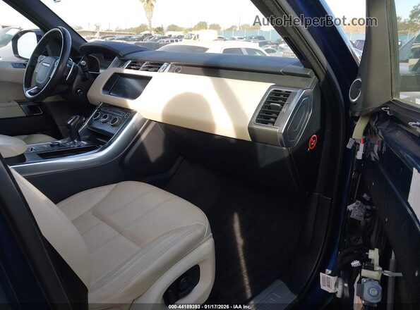 SALWR2FE5HA148321 2017 LAND ROVER RANGE ROVER SPORT Blue Front interior view