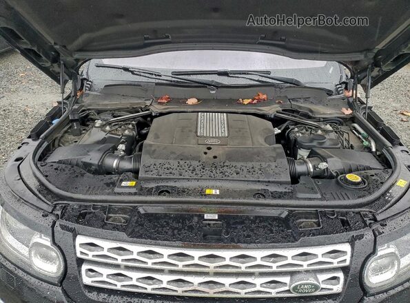 SALWR2FE5HA171811 2017 LAND ROVER RANGE Black Engine compartment view