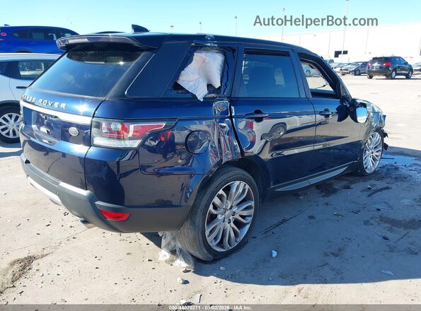 SALWR2FV9HA677027 2017 LAND ROVER RANGE ROVER SPORT Blue Задня права чверть