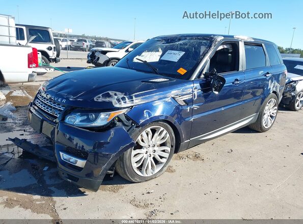 SALWR2FV9HA677027 2017 LAND ROVER RANGE ROVER SPORT Blue Передня ліва чверть
