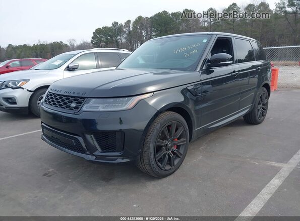 SALWR2RE1JA183424 2018 LAND ROVER RANGE ROVER SPORT Black Առջևի ձախ երեք քառորդ տեսարան