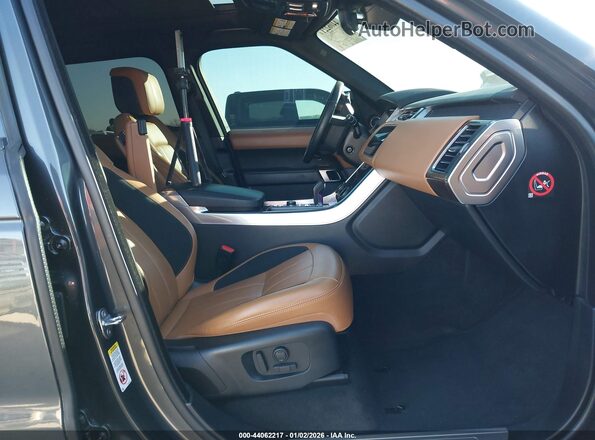 SALWR2RE8JA184697 2018 LAND ROVER RANGE ROVER SPORT Black Front interior view