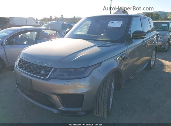 SALWR2RK3JA405161 2018 LAND ROVER RANGE ROVER SPORT Gray Առջևի ձախ երեք քառորդ տեսարան