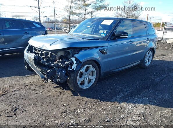 SALWR2RV0JA805656 2018 LAND ROVER RANGE ROVER SPORT Navy Առջևի ձախ երեք քառորդ տեսարան