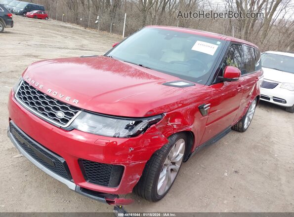 SALWR2RV1JA812647 2018 LAND ROVER RANGE ROVER SPORT Red Передня ліва чверть