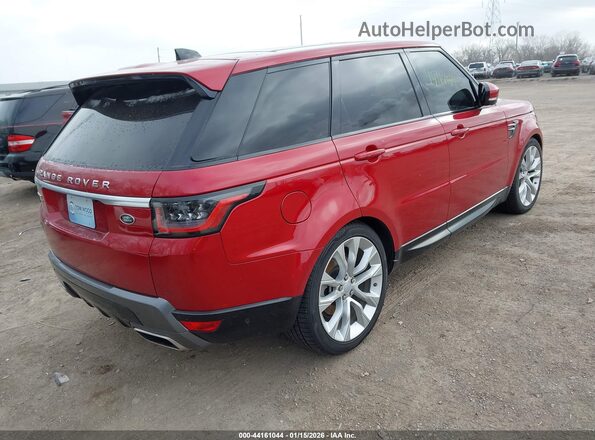 SALWR2RV1JA812647 2018 LAND ROVER RANGE ROVER SPORT Red Задня права чверть
