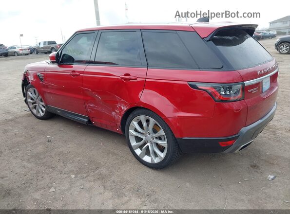 SALWR2RV1JA812647 2018 LAND ROVER RANGE ROVER SPORT Red Задня ліва чверть