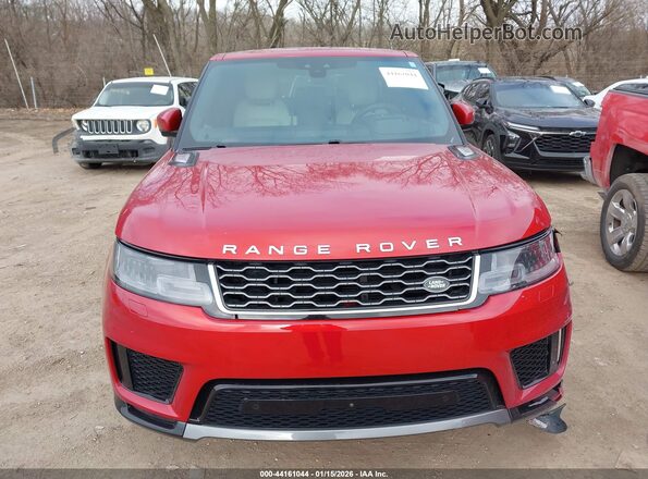 SALWR2RV1JA812647 2018 LAND ROVER RANGE ROVER SPORT Red Вид щитка приладів