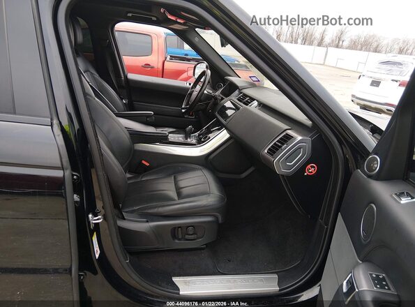 SALWR2RV3JA193517 2018 LAND ROVER RANGE ROVER SPORT Black Front interior view