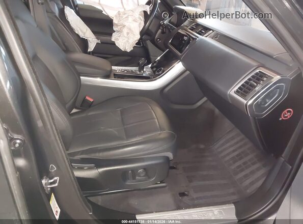 SALWR2RV6JA811512 2018 LAND ROVER RANGE ROVER SPORT Black Widok wnętrza z przodu