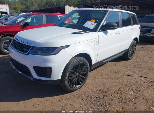 SALWR2RV7JA191639 2018 LAND ROVER RANGE ROVER SPORT White Առջևի ձախ երեք քառորդ տեսարան
