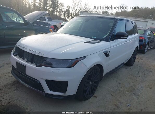 SALWR2RV7JA404931 2018 LAND ROVER RANGE ROVER SPORT White Передня ліва чверть