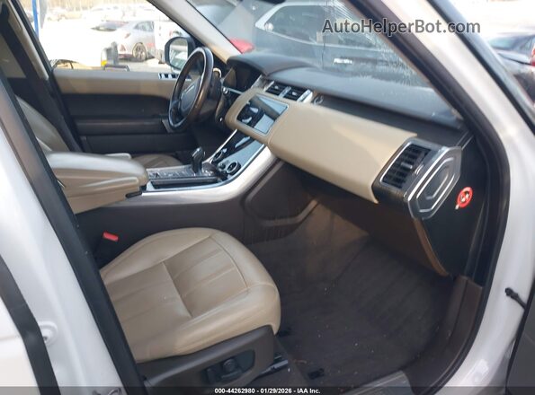 SALWR2RV7JA404931 2018 LAND ROVER RANGE ROVER SPORT White Вид салону спереду