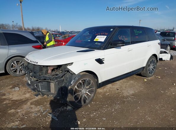 SALWR2RV7KA840101 2019 LAND ROVER RANGE ROVER SPORT Белый Передняя левая четверть