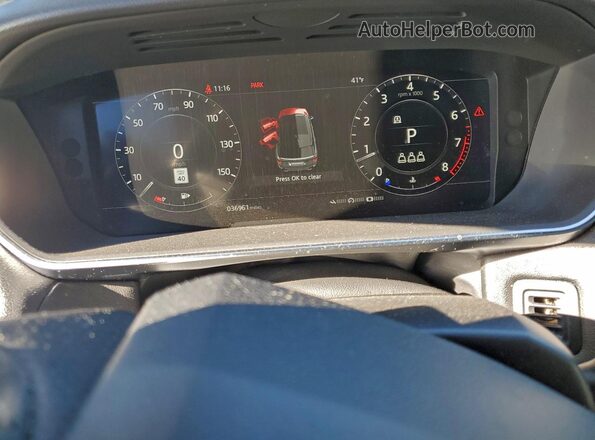 SALWR2SU1LA724718 2020 LAND ROVER RANGE Black ხელსაწყოთა პანელის ხედი