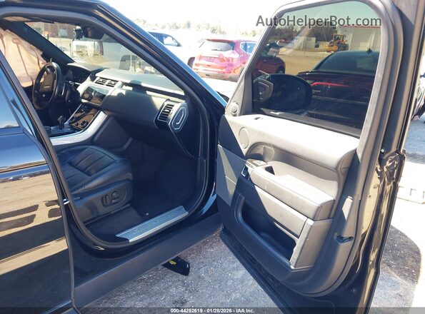 SALWR2SU1NA218258 2022 LAND ROVER RANGE ROVER SPORT Черный Вид салона спереди