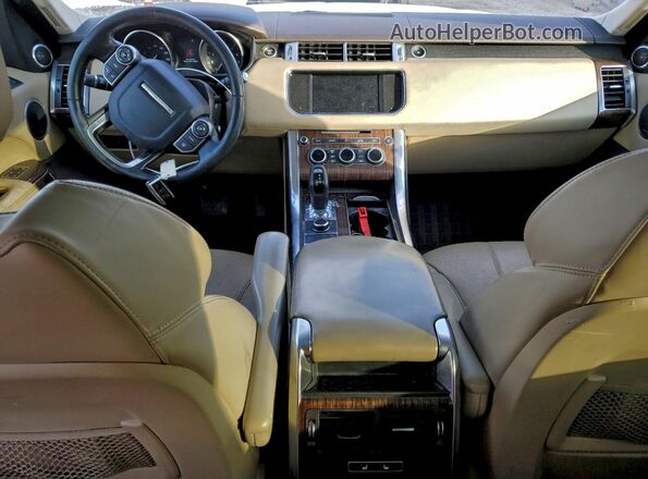 SALWR2VF1GA546599 2016 LAND ROVER RANGE White Вид панелі приладів