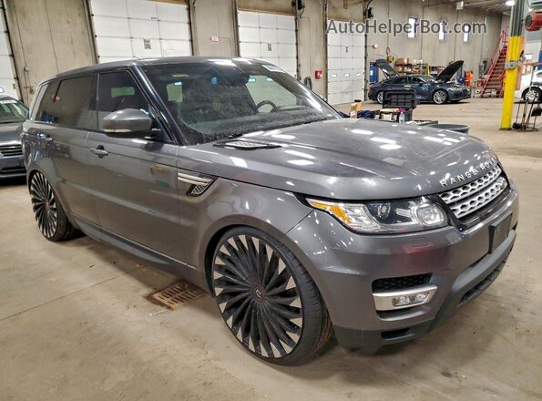 SALWR2VF4GA567205 2016 LAND ROVER RANGE Gray Przód prawy