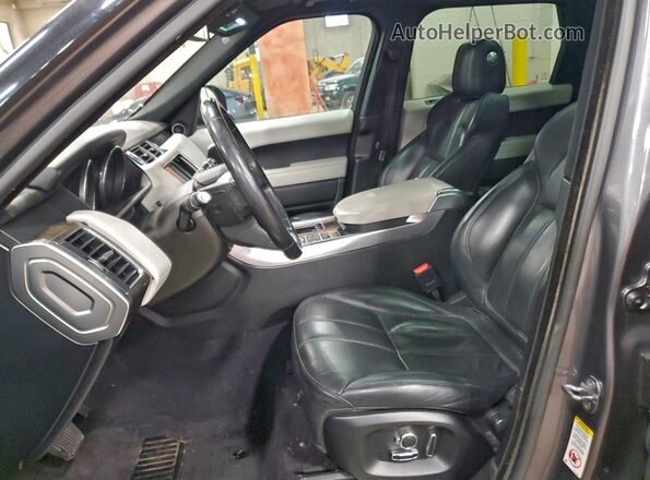 SALWR2VF4GA567205 2016 LAND ROVER RANGE Gray Widok wnętrza z przodu