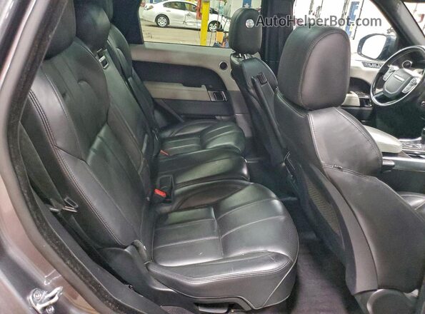SALWR2VF4GA567205 2016 LAND ROVER RANGE Gray Widok wnętrza z tyłu