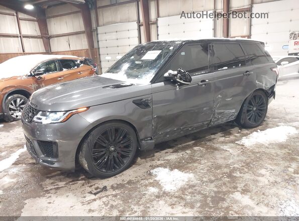 SALWV2RE7JA188588 2018 LAND ROVER RANGE ROVER SPORT Gray Առջևի ձախ երեք քառորդ տեսարան