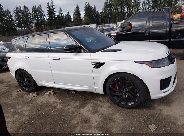 SALWV2SV7KA420540 2019 LAND ROVER RANGE ROVER SPORT White Widok wnętrza z tyłu