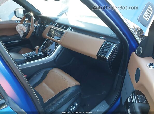 SALWZ2RE6NA240254 2022 LAND ROVER RANGE ROVER SPORT Blue Front interior view