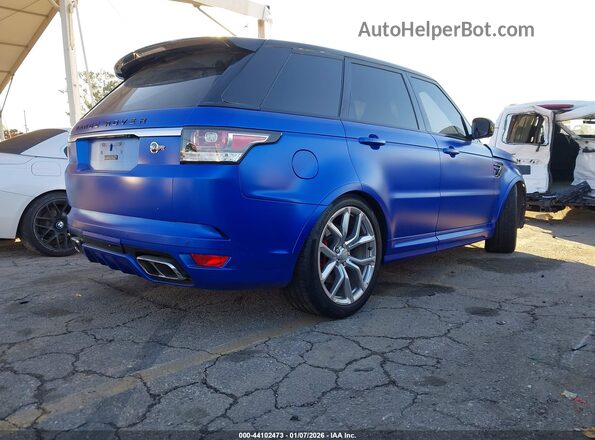 SALWZ2RE6NA240254 2022 LAND ROVER RANGE ROVER SPORT Blue Rear right