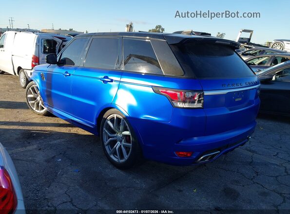SALWZ2RE6NA240254 2022 LAND ROVER RANGE ROVER SPORT Blue Rear left