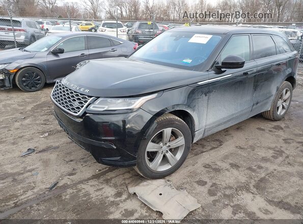 SALYB2RN8JA727771 2018 LAND ROVER RANGE ROVER VELAR Black Առջևի ձախ երեք քառորդ տեսարան