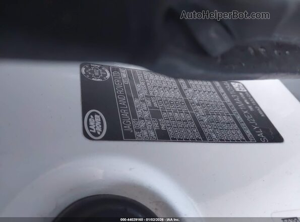 SALYJ2EX1MA310944 2021 LAND ROVER RANGE ROVER VELAR White Vista del compartimento del motor