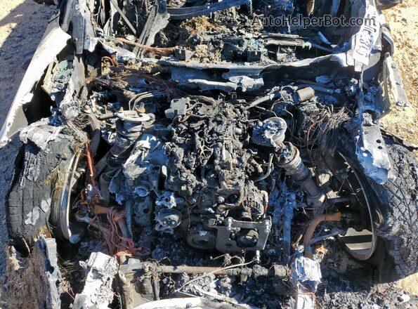 SALYJ2EX4NA341493 2022 LAND ROVER RANGE Пожар Вид задней части салона