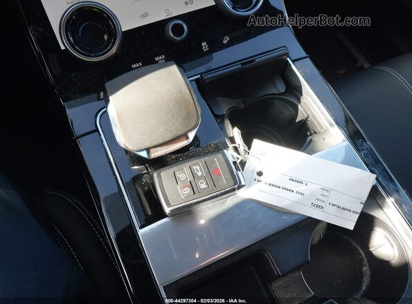 SALYJ2EXXNA330112 2022 LAND ROVER RANGE ROVER VELAR Gray Vista del salpicadero
