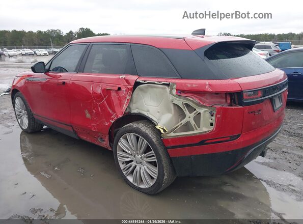 SALYL2EX1KA214447 2019 LAND ROVER RANGE ROVER VELAR Red Rear left