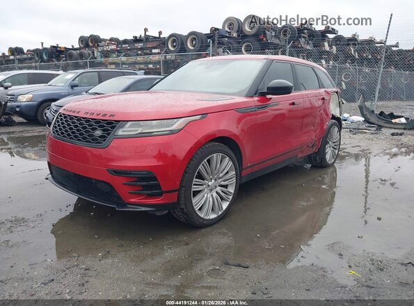 SALYL2EX1KA214447 2019 LAND ROVER RANGE ROVER VELAR Red Front left