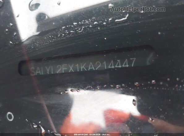 SALYL2EX1KA214447 2019 LAND ROVER RANGE ROVER VELAR Red 