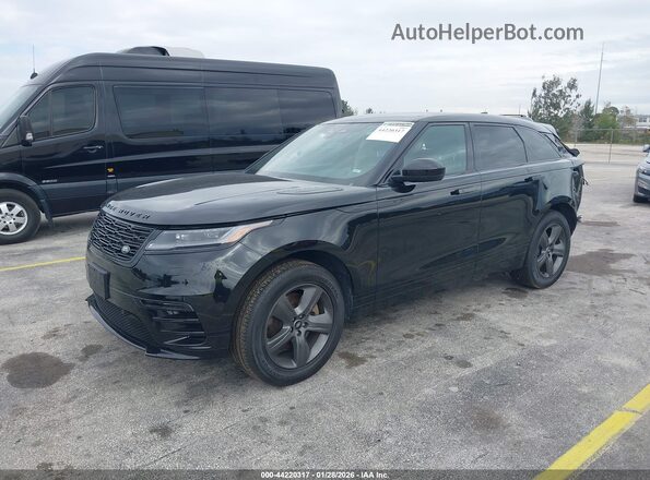 SALYL2EX8SA809683 2025 LAND ROVER RANGE ROVER VELAR Черный Передняя левая четверть